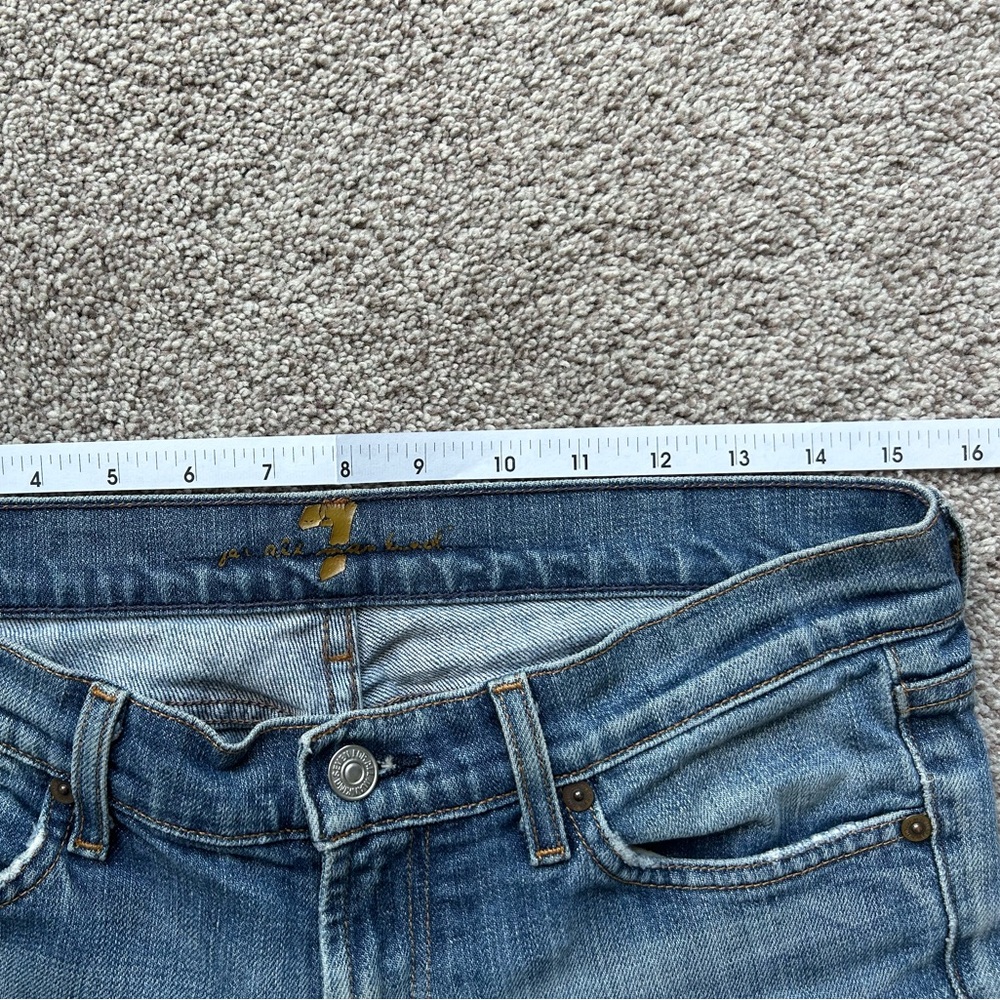 7 FAM Boot Cut Low Rise Jeans - Picture 6 of 6